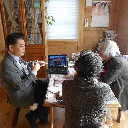 丹陽社ではお客様にご納得いただくまでじっくり打合せします。