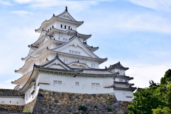 漆喰の白が美しい姫路城